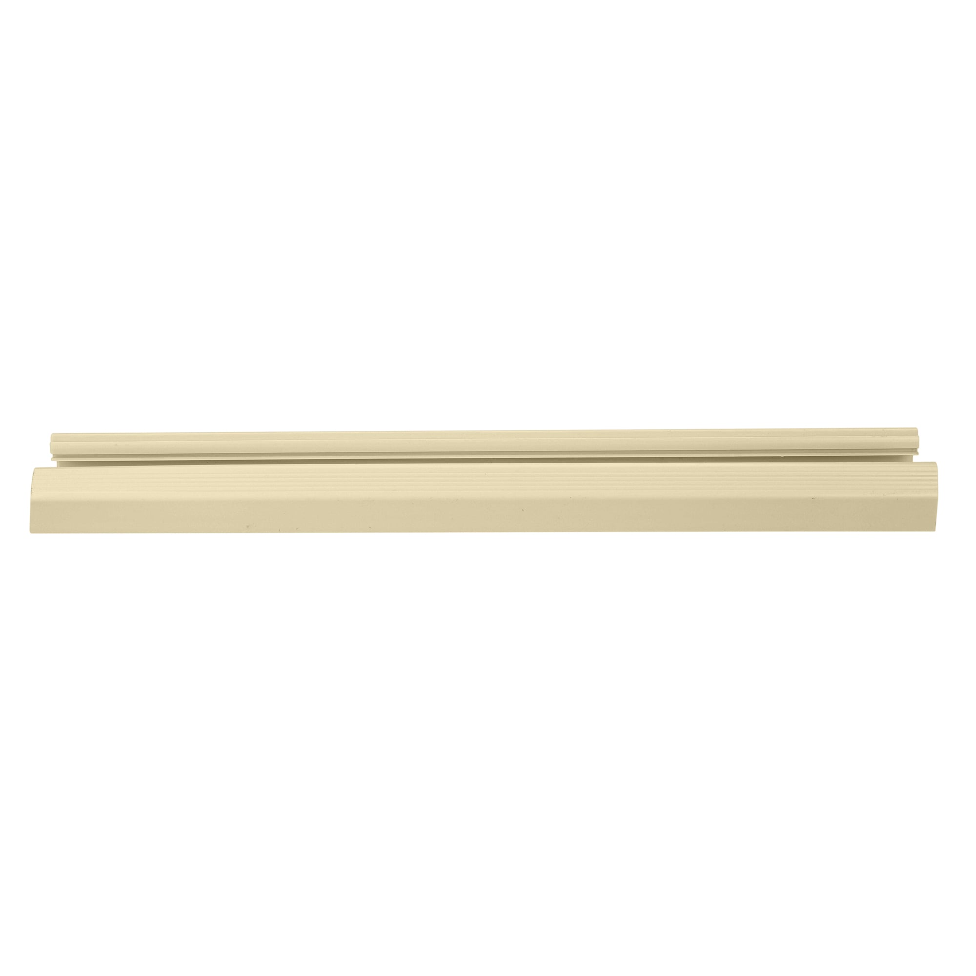 T70BEI8 Pan-Way T-70 Multi-Channel Power Rated Raceway Base, 8 ft L x 4.07 in W x 1.77 in H, PVC, Electric Ivory