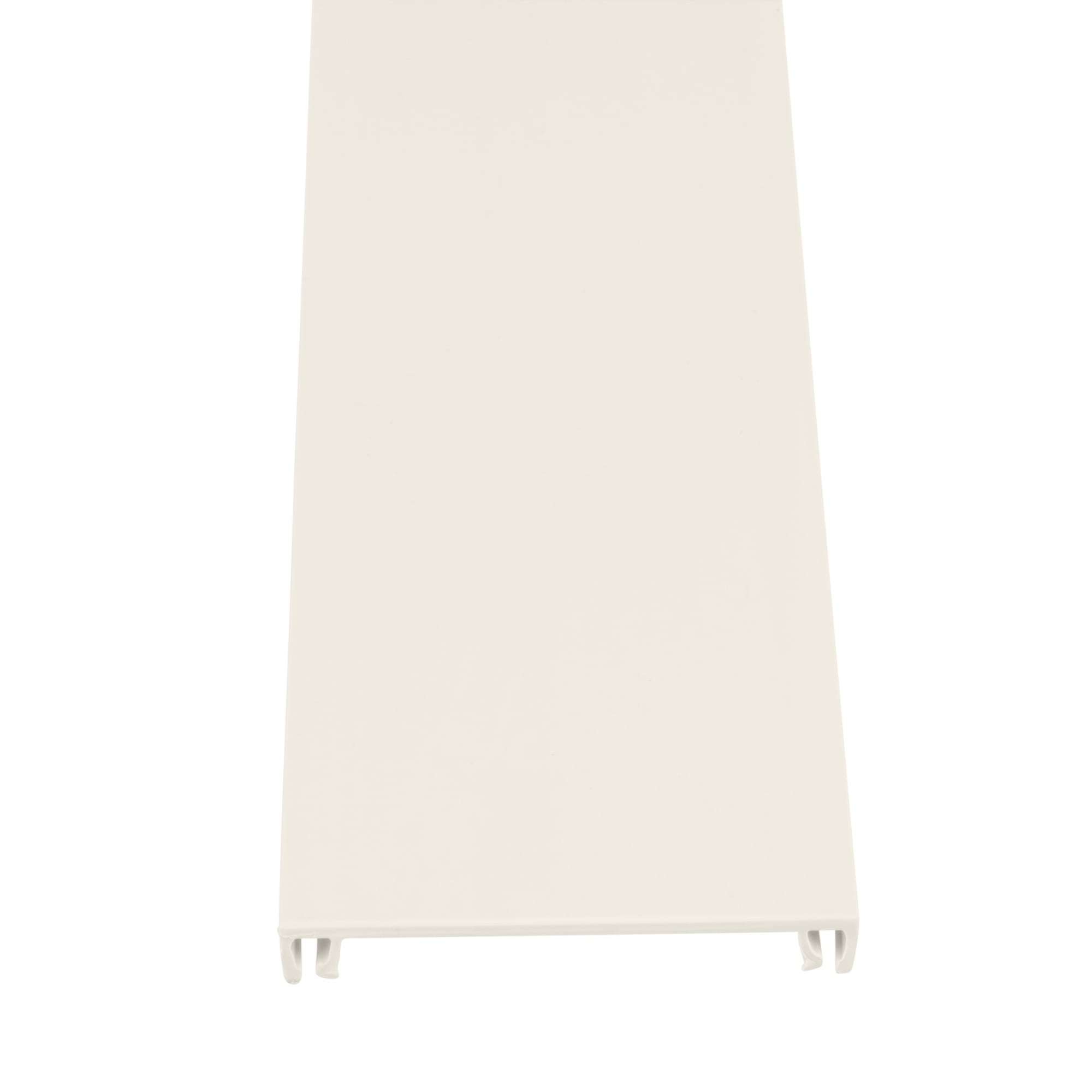 T70CWH10 Pan-Way T-70 Multi-Channel Raceway Cover, 10 ft L x 2.76 in W x 0.36 in H, PVC, White