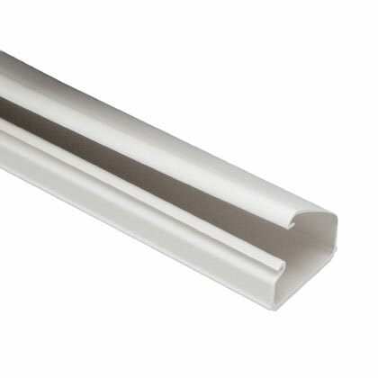 LD10IG8-A Pan-Way 1-Piece Latching Low Voltage Surface Raceway, 8 ft L x 1.51 in W x 0.94 in H, 1 Channel, PVC