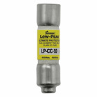 Eaton Bussmann series LP-CC fuse, Current-limiting time-delay fuse, Rejection style, 10 A, Dual, CC, Non-indicating, Ferrule end x ferrule end, 12 sec at 200%, 20 kAIC at 150 Vdc,200 kAIC at 600 V, Melamine tube, 10, 600 V, 150 Vdc