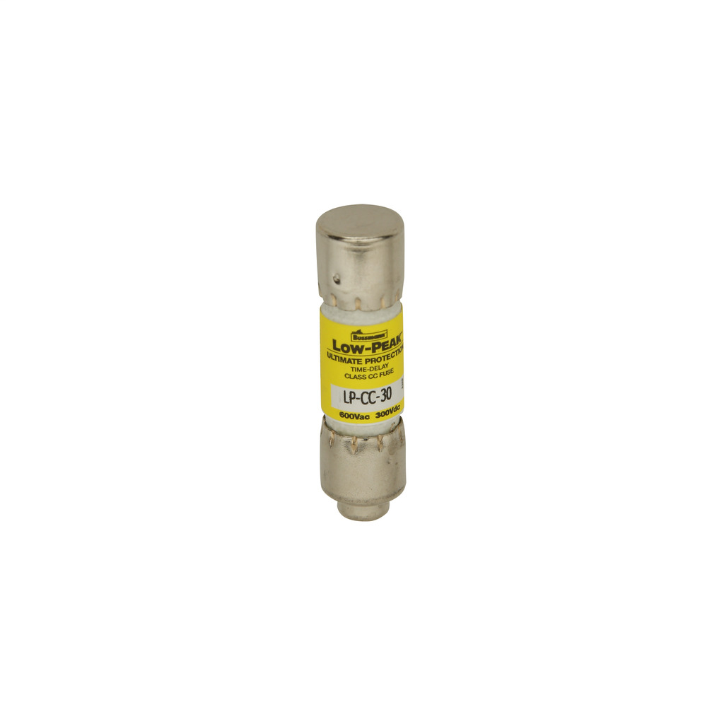 LP-CC-3-1/2 Low-Peak Current Limiting Time Delay Fuse, 3.5 A, 600 V AC/150 V DC, 200/20 kAIC Interrupt, CC Class, Cartridge Body