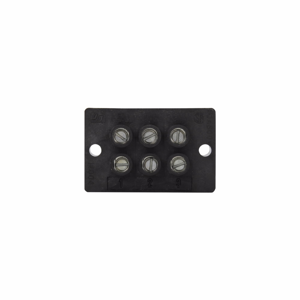 Eaton Bussmann series power terminal block, 600 Vac, 600 Vdc, 90A, Power terminal block, Twelve-pole, SCCR: 10 kA