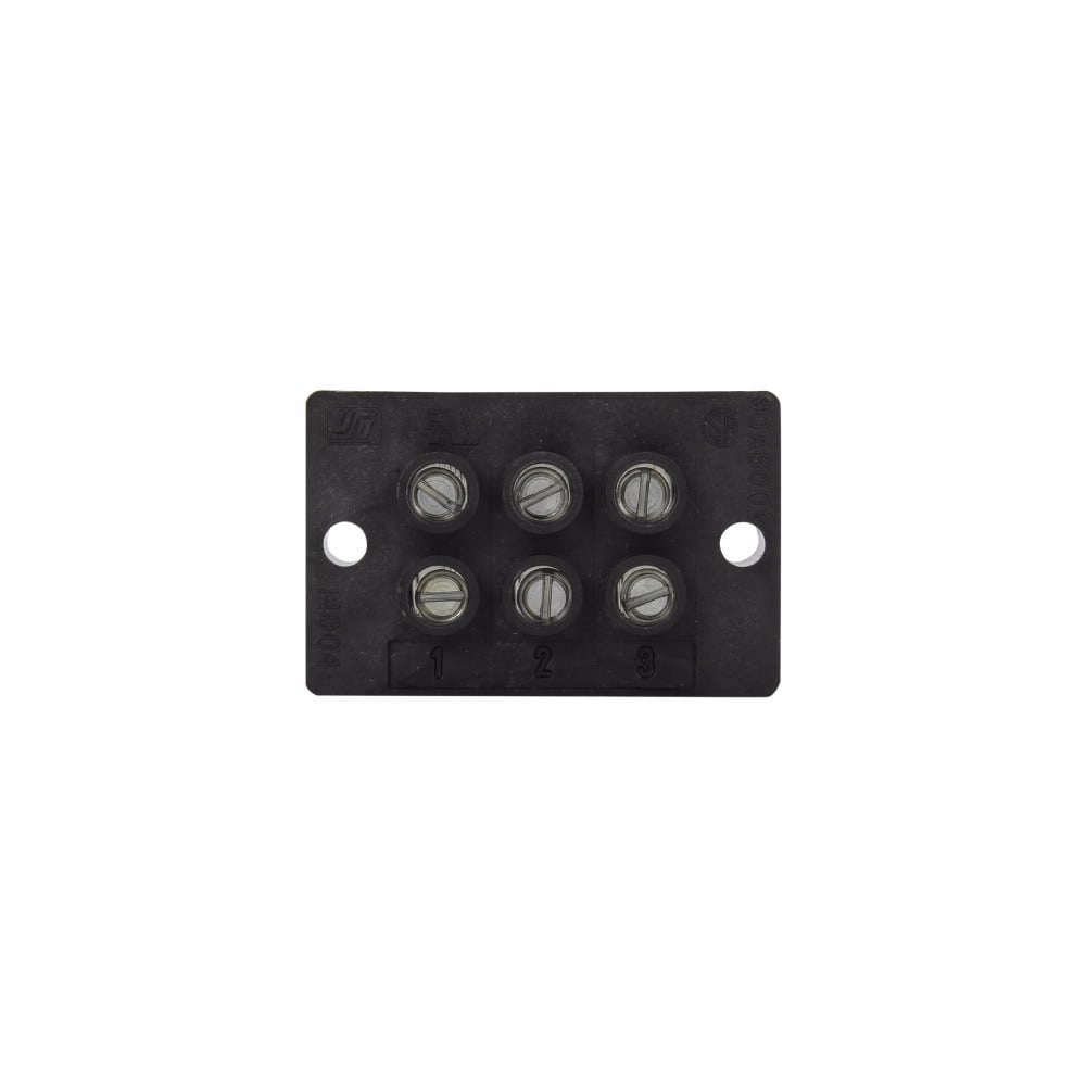Eaton Bussmann series power terminal block, 600 Vac, 600 Vdc, 90A, Power terminal block, Five-pole, SCCR: 10 kA