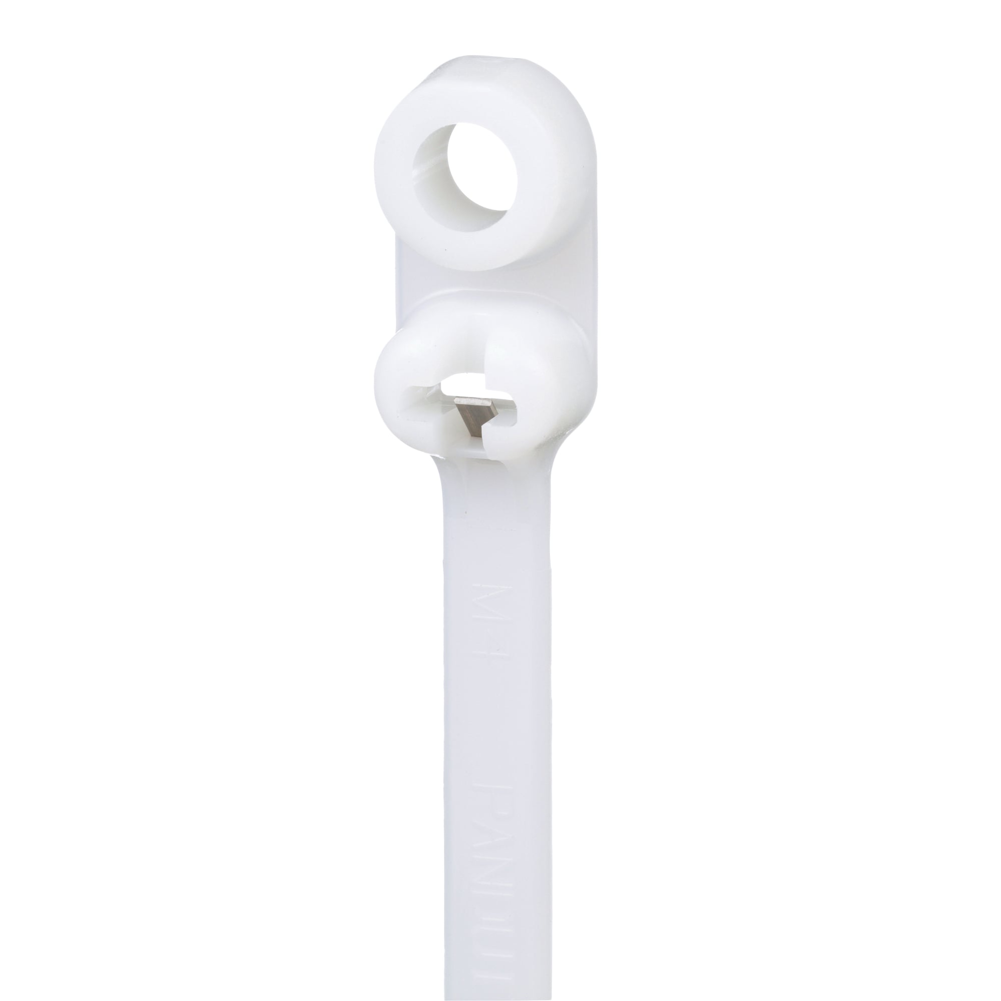 BC1M-S4-M Dome-Top BC Series Cross Section Miniature Plenum Rated Clamp Tie, 4.6 in L x 0.23 in W x 0.06 in THK, Nylon 6.6