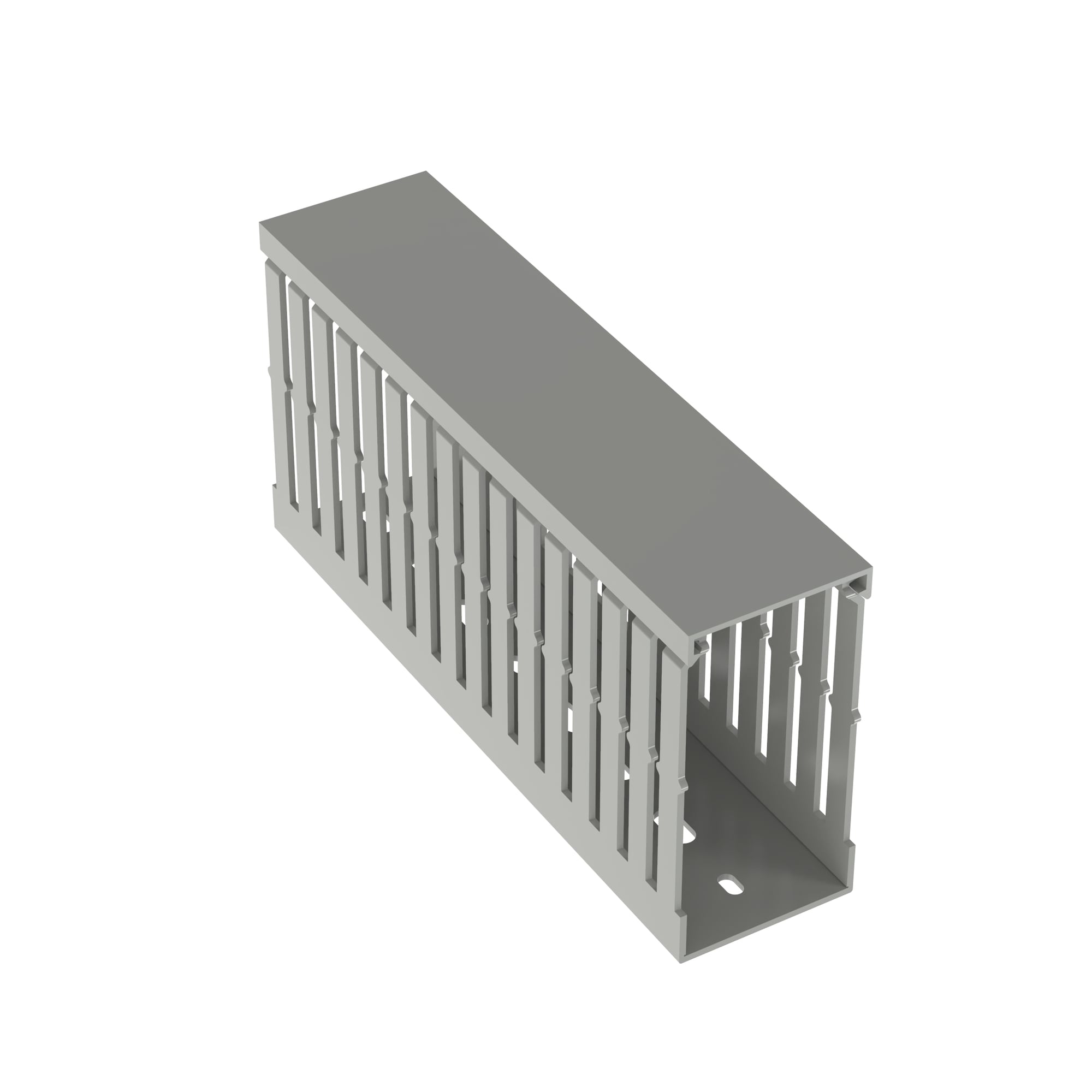 MC50X100IG2 Panduct Type MC Wiring Duct With DIN 43659 Mounting Holes, 0.2 in Narrow Slot Slot, 1.95 in W x 3.85 in D, PVC