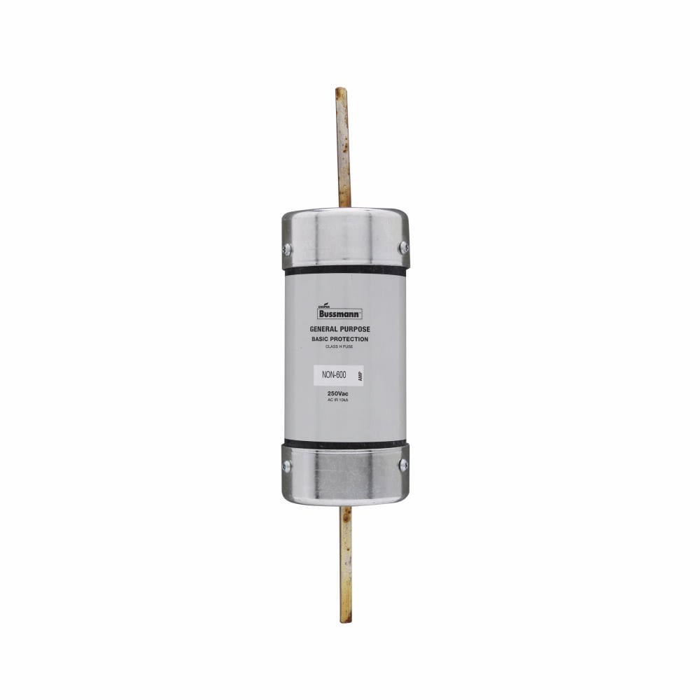 Eaton Bussmann series NON fuse, Supplemental one-time fuse, Non current limiting, Light duty circuit locations, 500 A, Class H, Non-indicating, 10 kAIC at 250 Vac, Standard, 1, 250 V