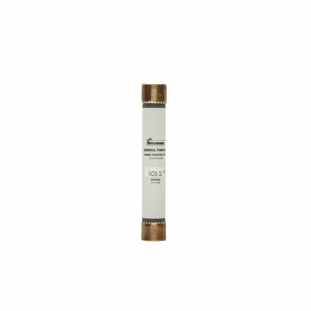 NOS-6 One-Time Non-Current Limiting Fuse, 6 A, 600 V AC, 50 kAIC Interrupt, Class: H, Cylindrical Body