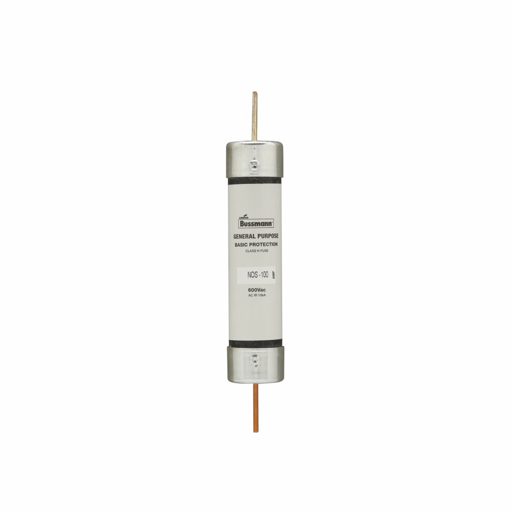 NOS-70 One-Time Non-Current Limiting Fuse, 70 A, 600 V AC, 10 kAIC Interrupt, Class: H, Cartridge Body