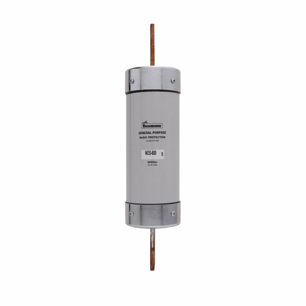 Eaton Bussmann series NOS fuse, Supplemental one-time fuse, Non current limiting, Light duty circuit locations, 450 A, Class K5,Class H, Non-indicating, 10 kAIC at 600 Vac, Standard, 1, 600 V
