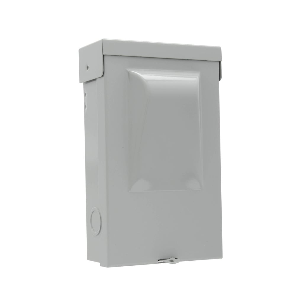B221-30F Class H/R Fusible Labeled Metallic Air Conditioner Disconnect, 240 V AC, 30 A, 1-1/2 hp, 3 hp