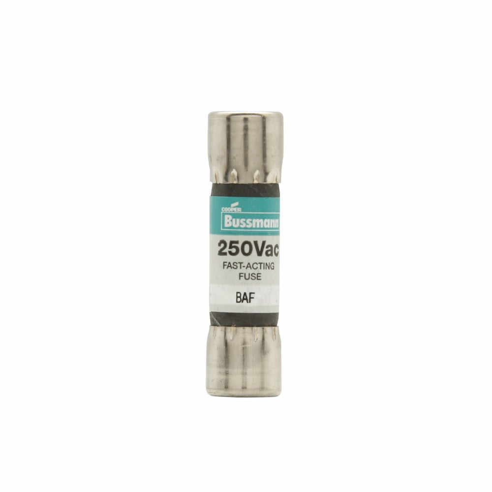 BAF-1-1/2 Fast Acting Low Voltage Supplemental Fuse, 1.5 A, 250 V AC, 100 A Interrupt, Class: Supplemental, Cartridge Body