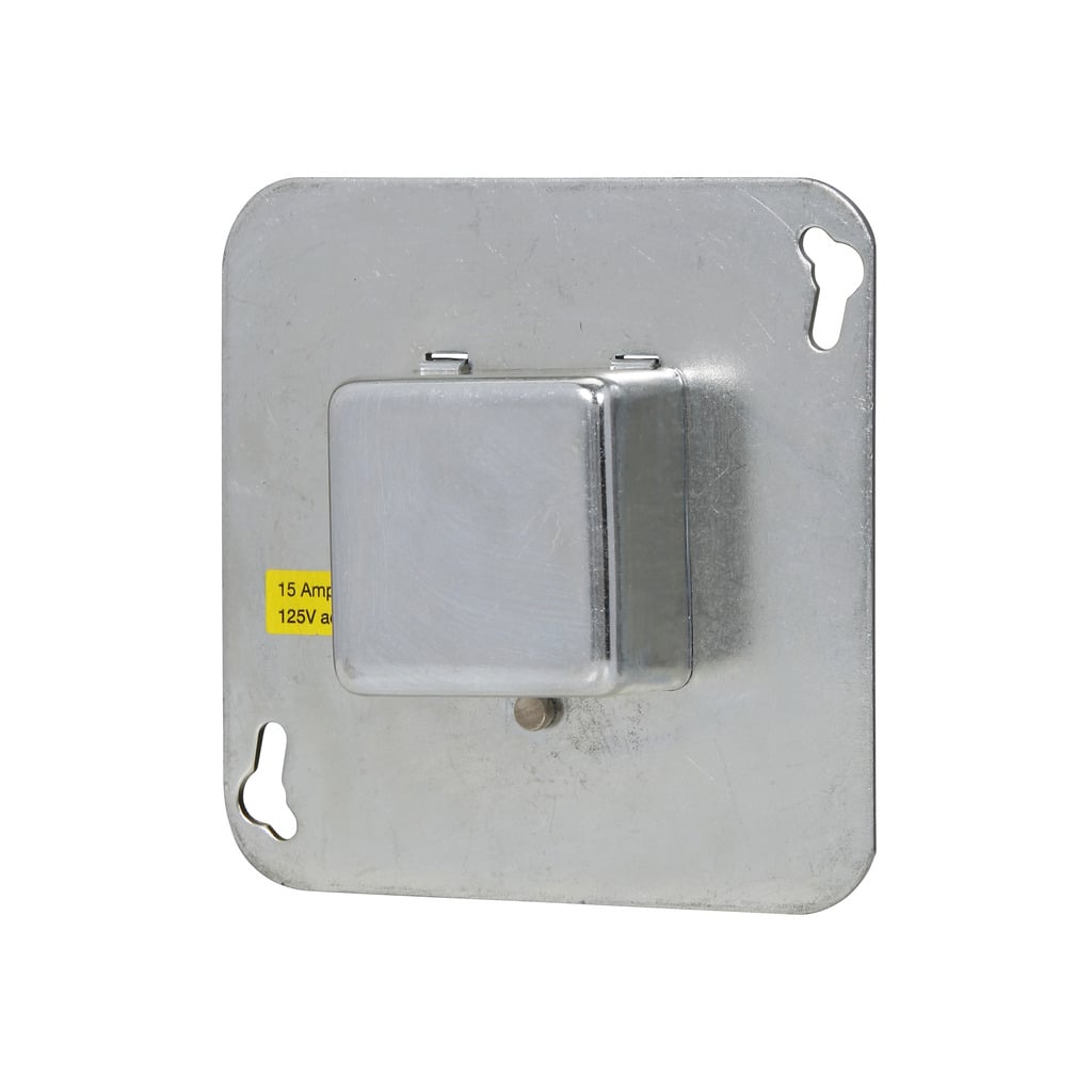 SOY Fusetron  Square Box Cover Unit, 125 V AC, 15 A, 3/4 hp Power Rating