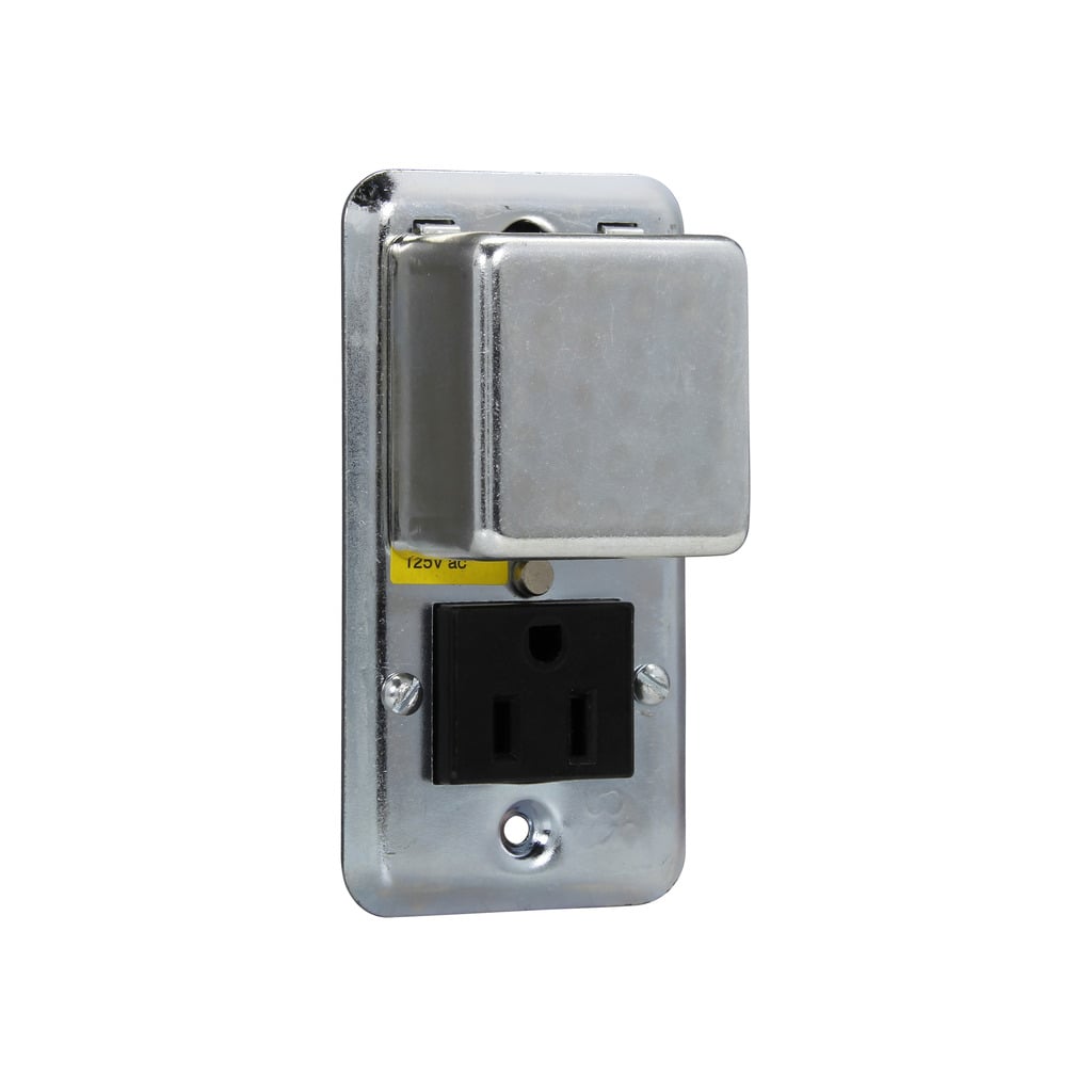 SRU Fusetron  Handy Box Cover Unit, 125 V AC, 15 A, 1/2 hp Power Rating, 1 Poles