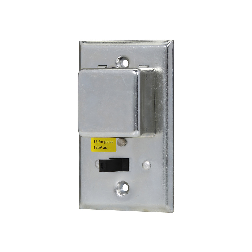 SSW Fusetron  Switch Box Cover Unit, 125 V AC, 15 A, 1/2 hp Power Rating