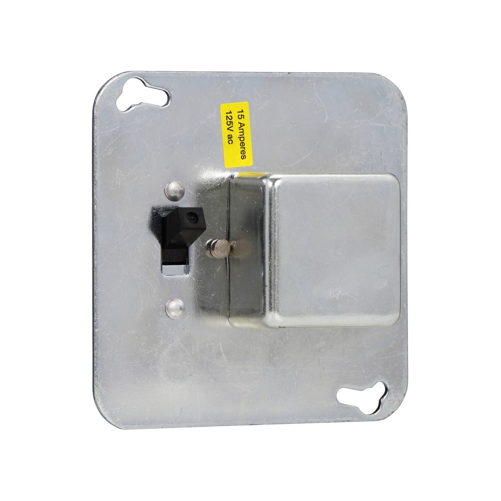 SSY Fusetron  Square Box Cover Unit, 125 V AC, 15 A, 1/2 hp Power Rating, 1 Poles