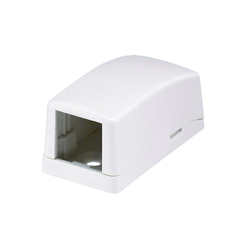 Mini-Com, Surface Mount Boxes, Low Profile, 1 port, Black
