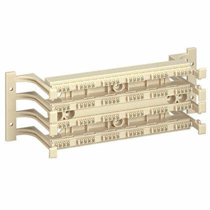 GPBW24-X GP6 Plus 96-Pair 24-Port Standard Base, 10.2 in H x 10.71 in W x 3.38 in D, Polycarbonate