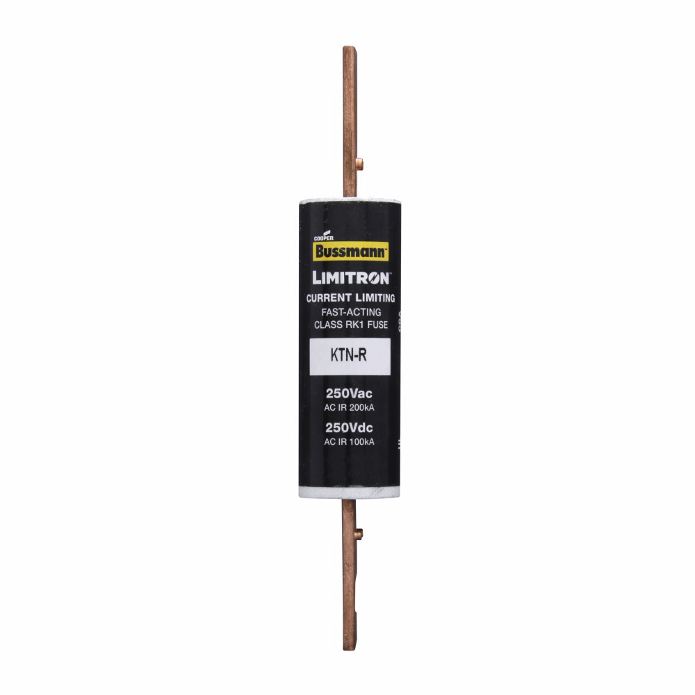 KTN-R-100 Limitron Fast Acting Current Limiting Low Voltage Fuse, 100 A, 250 V AC/DC, 100/200 kA Interrupt, RK1 Class, Cartridge Body