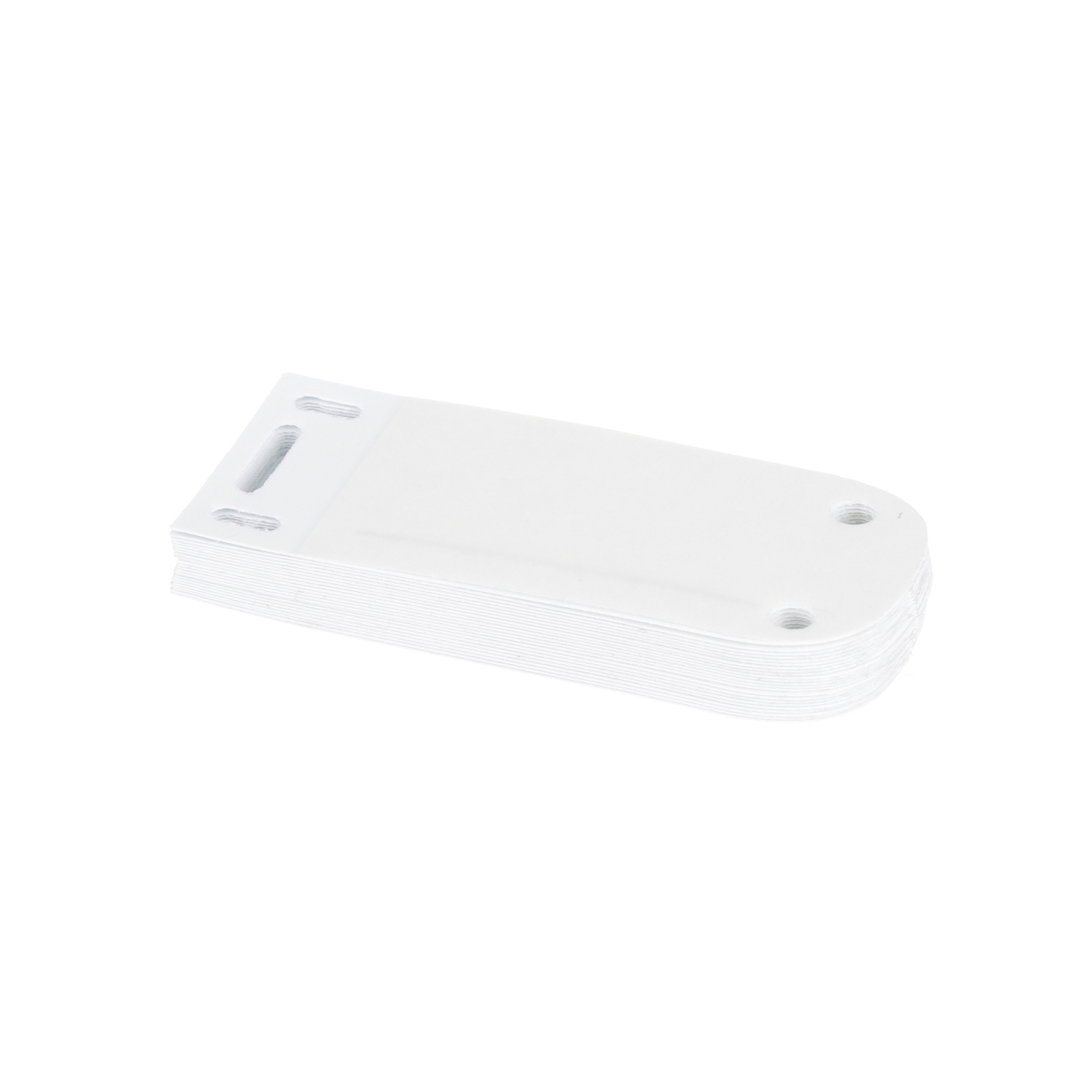 SLCT-WH Label Holder, Self-Lam Vinyl, White, 1.31"x3", PK1