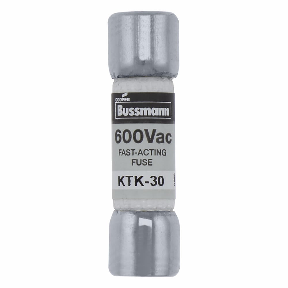 KTK-7 Limitron Low Voltage Supplemental Fuse, 7 A, 600 V AC, 100 kAIC Interrupt, Class: Supplemental, Cartridge Body