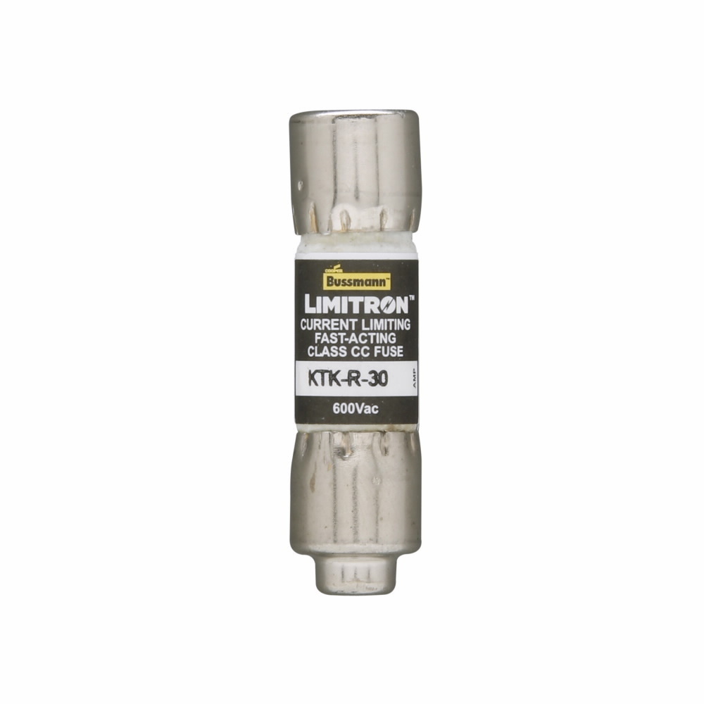 KTK-R-3/10 Limitron Fast Acting Fuse, 3/10 A, 600 V, 200 kA Interrupt, CC Class, Cylindrical Body