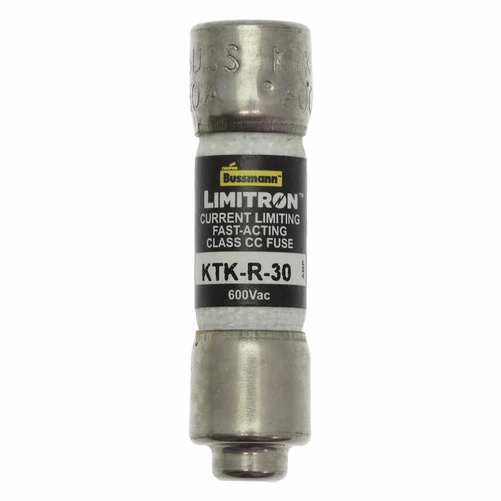 KTK-R-9 Limitron Current Limiting Fast Acting Fuse, 9 A, 600 V, 200 kAIC Interrupt, CC Class, Cylindrical Body
