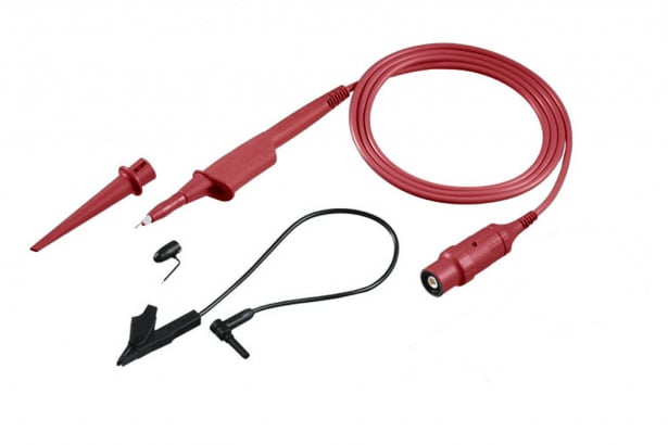 VPS210-R Double Insulated Voltage Probe Set, For Use With Scope Meter 190 Series, 600/1000 V AC, Black/Red