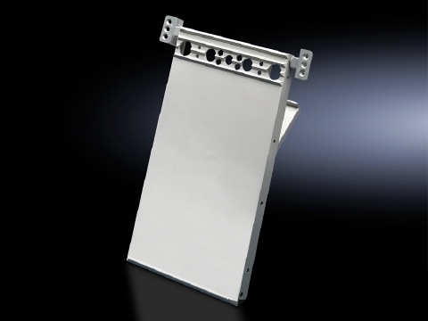 4120000 Wiring Plan Lectern, For Use With TS, SE, CM, TP, PC Series Enclosure, 16/20/24/31/39 in W Door, Polypropylene/Die Cast Zinc, Light Gray