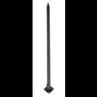 Poles Ptr7 Taped Round Pole 7 Inch 7 Gauge 25 Feet Welded Tenon