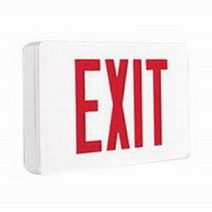 CX71 Sure-Lites CX7 Single Face Exit Sign, LED Lamp, 120/277 V AC, Brushed Aluminum Housing, EXIT Legend