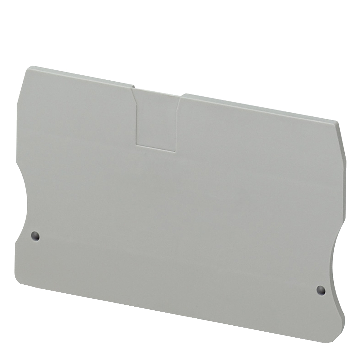 Cover plate, Linergy TR, 2.2mm width, 2 points, for spring terminals NSYTRR102, grey, Set of 50