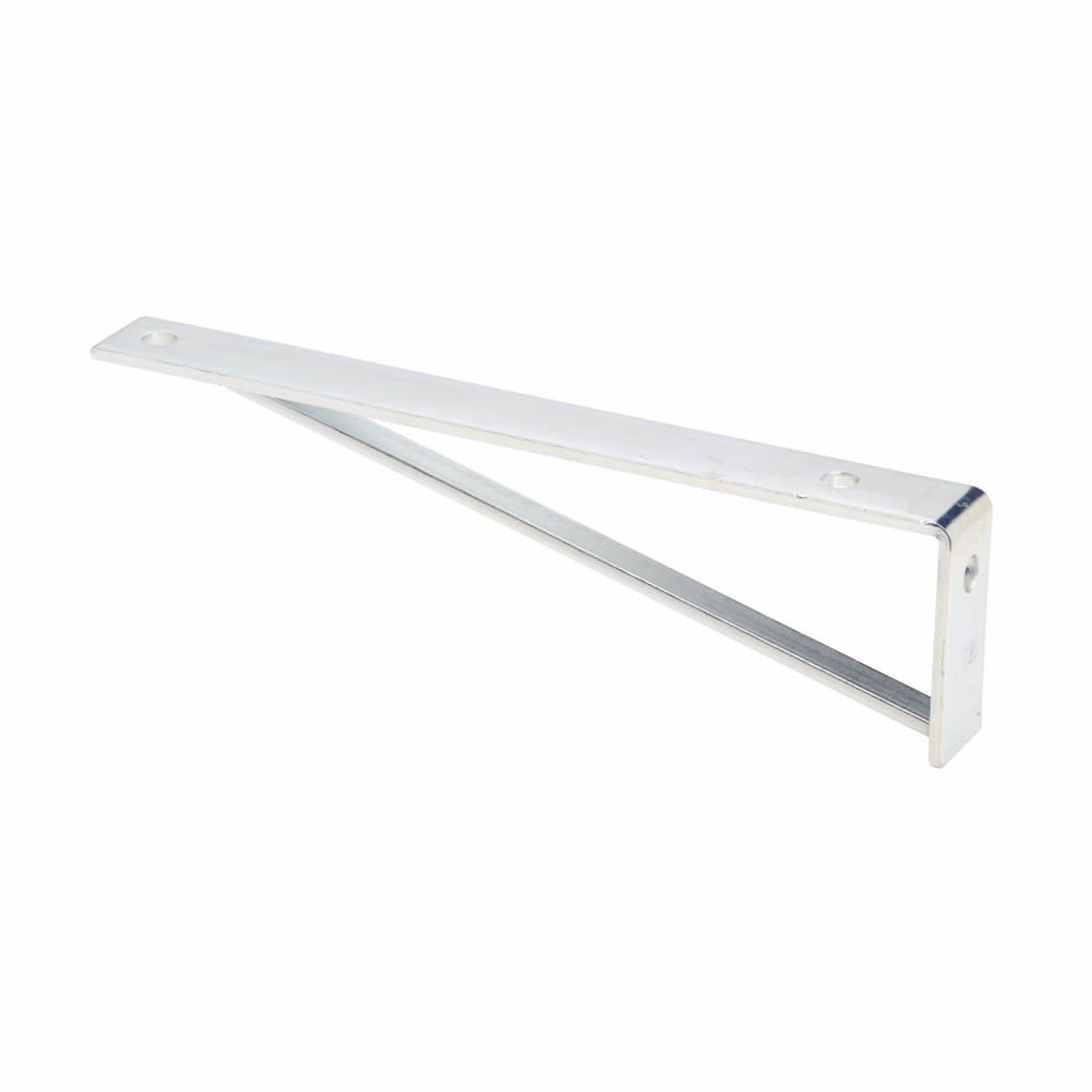 B189ZN Channel Bracket, 3 Holes, 15 in L x 1-5/8 in W x 7/32 in THK, Steel