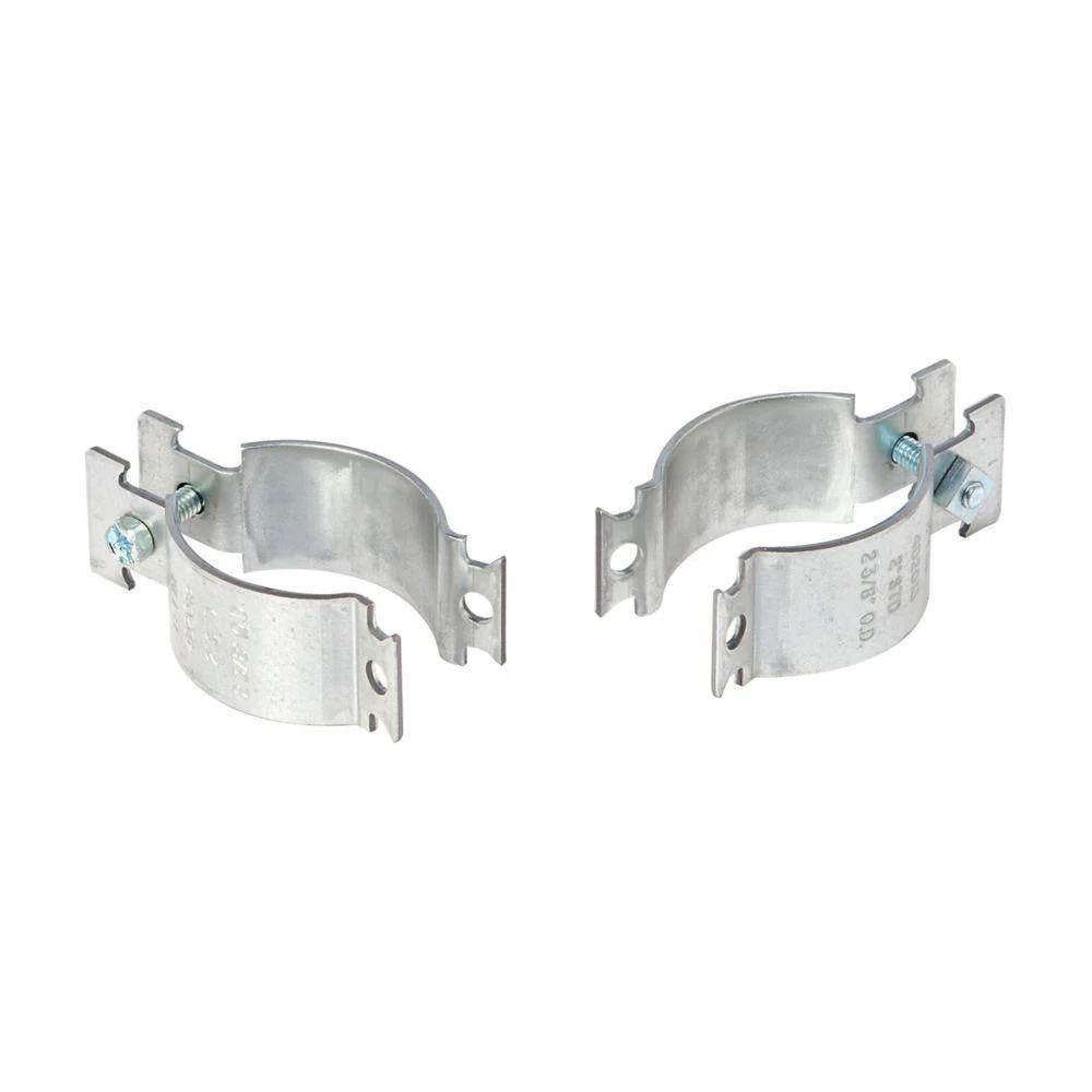 4Dimension 4D2012ZN 4D2000 Universal Conduit/Pipe Clamp, 1-1/2 in Conduit, 800 lb Open Side/375 lb Dove Tale Side Load, Steel
