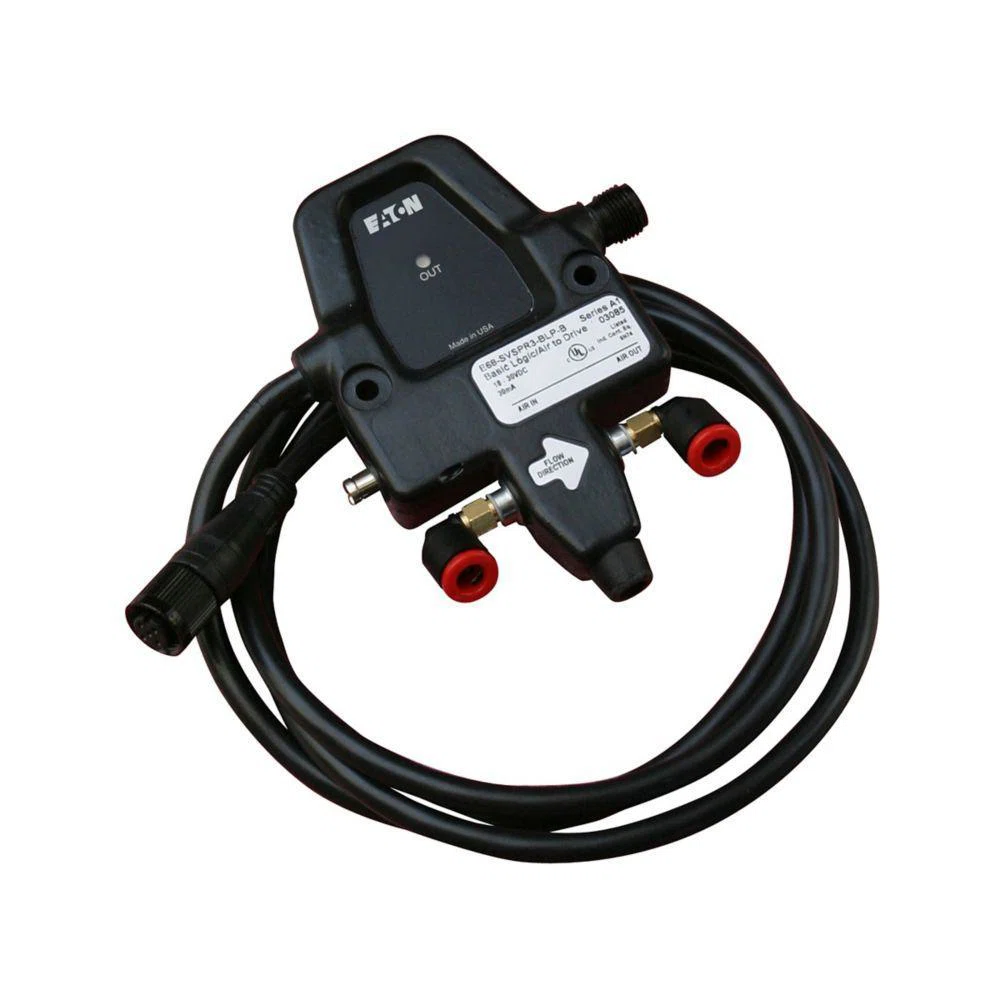 TargetLock E68-SVSSD1-BLP Diffuse Reflective Integral Right Angle Zero Pressure Accumulation Logic Sensor, 40 in, Visible Red Sensing Beam, 25 ms Response, Solid State Relay Output