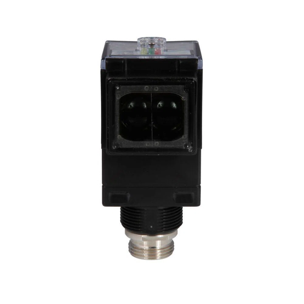 1451E-6504 Enhanced 50 Forward Viewing Photoelectric Sensor, Rectangle Shape, 16 ft, Visible Red Sensing Beam, 15 ms Response, SPDT Relay Output