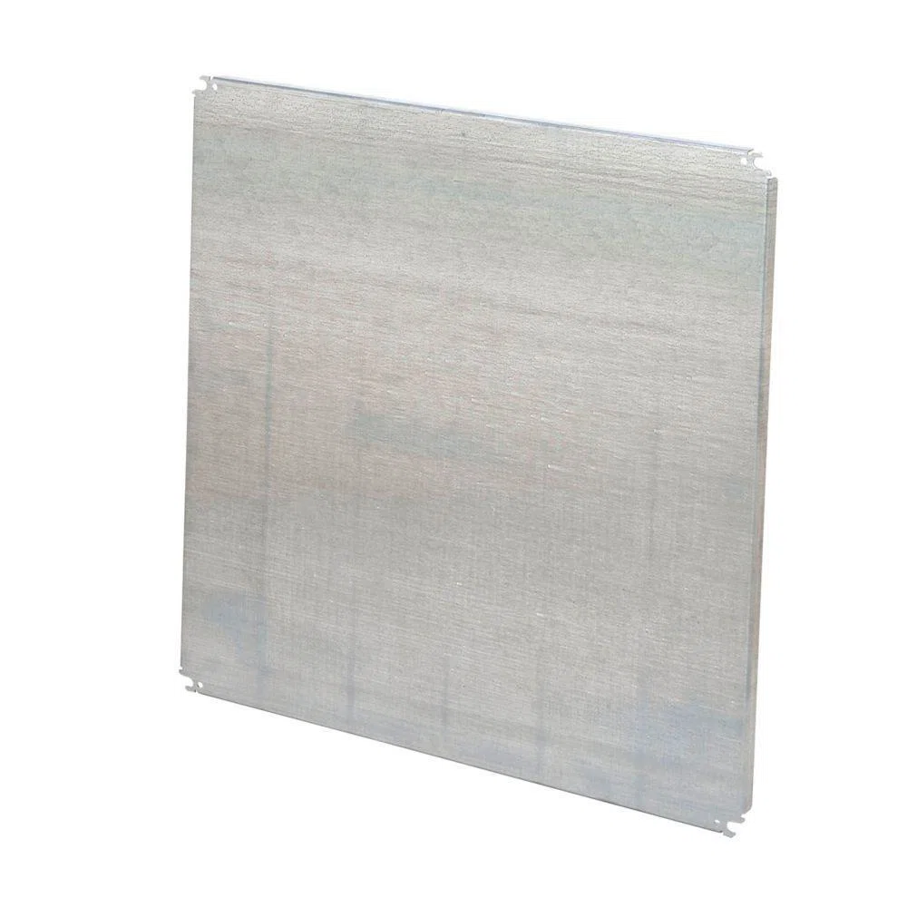 3024P Flange Enclosure Panel, 22 in W x 28 in H, Steel, White