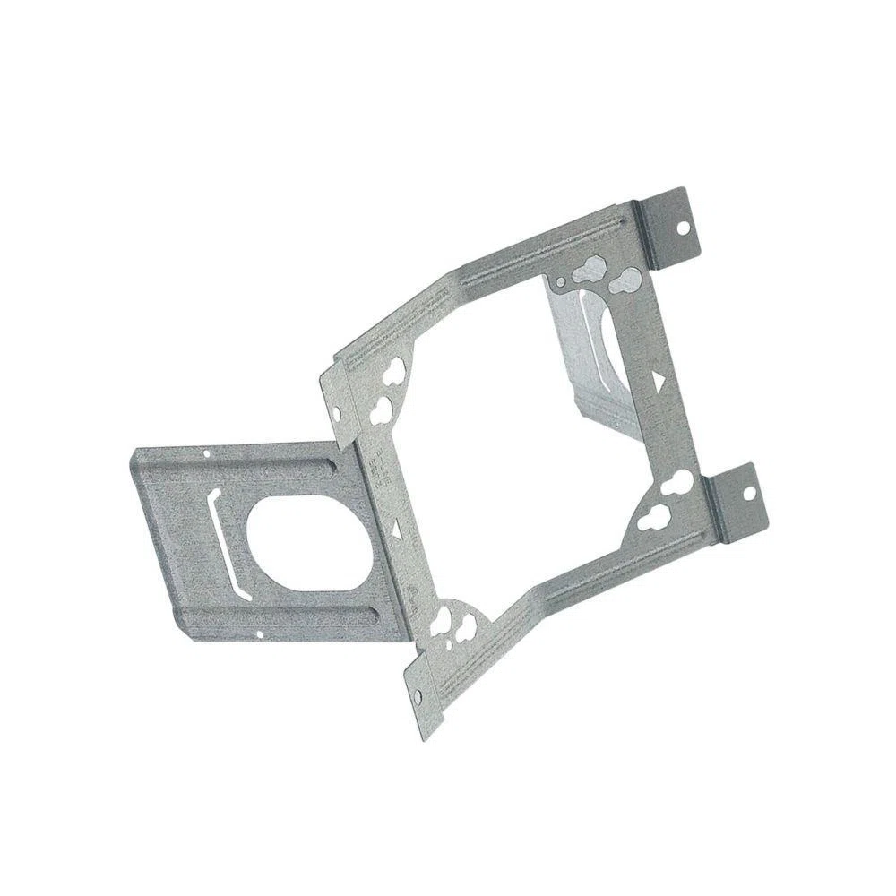 BB73 Ruff-In Double Sided Box Support Bracket, Fastened Mount, Steel, Pre-Galvanized