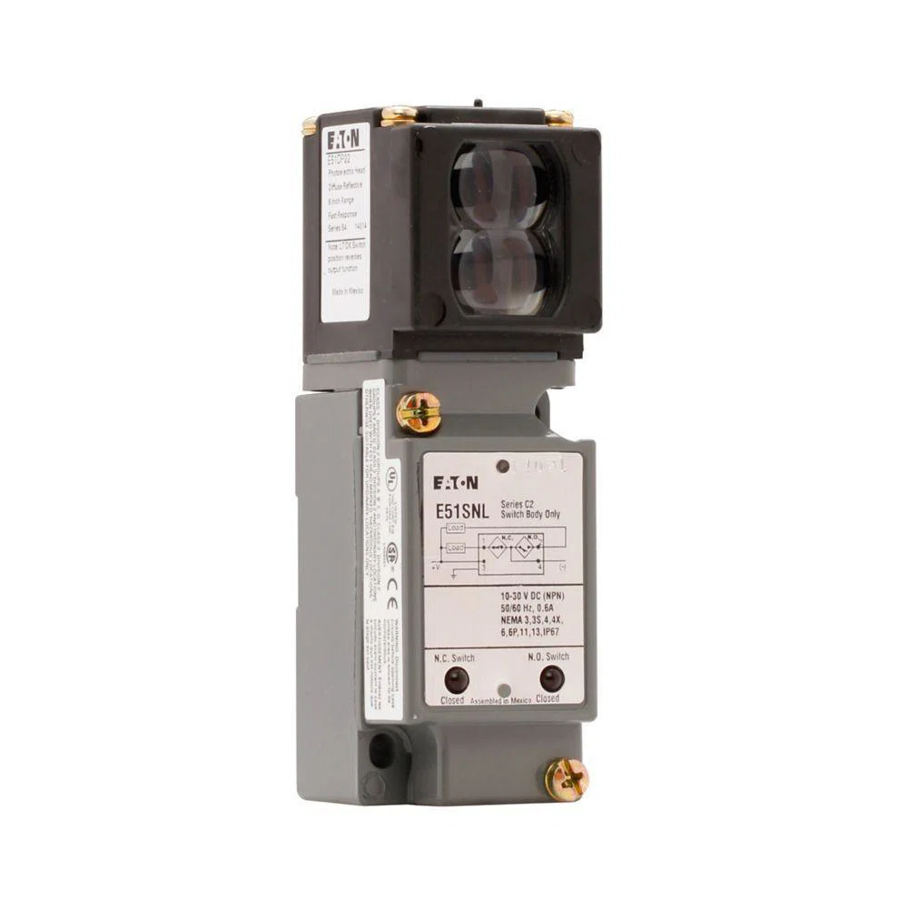 E51SCN Sensor Switch Body, Inductive Proximity Photoelectric Sensor, 120 V AC, Solid State Output, 1 A Output, 4-Wire Wiring