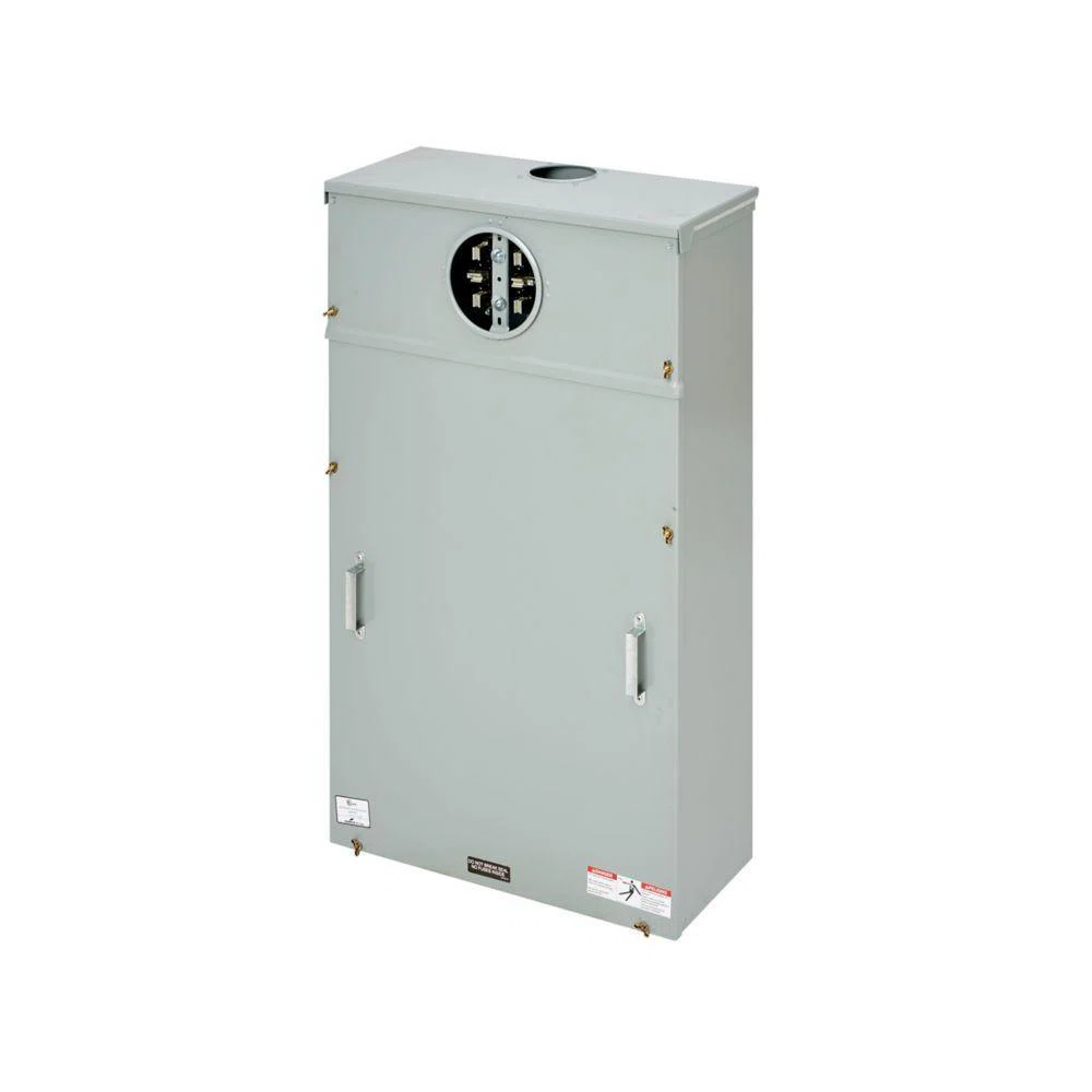 122013 3-Phase Overhead/Underground Feed Schedule B Current Transformer Meter Socket With Enclosure Combination, 42 in L x 36 in W x 11 in D, NEMA 3R NEMA Rating, Steel