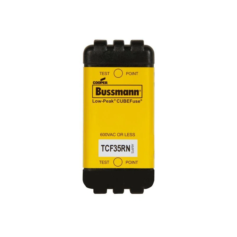 TCF3RN Non-Indicating Time Delay Cartridge Fuse, 3 A, 600 V AC/300 V DC, 100/300 kA Interrupt, Class: CF, Square Blade Body