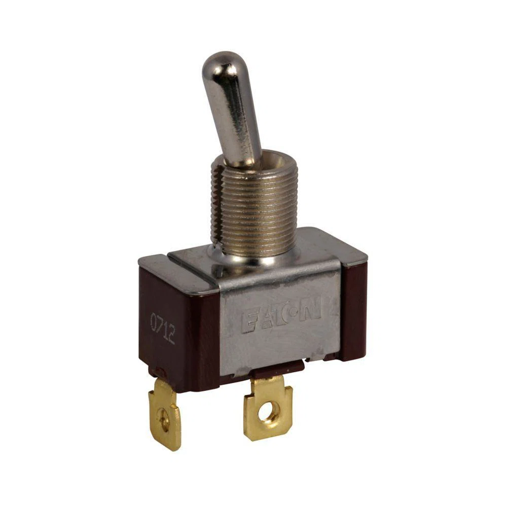 XTD1A2A2 AC Rated ON/OFF Toggle Switch, 125/277 VAC, 28 VDC, 10/15/20 A, 3/4 hp, SPST