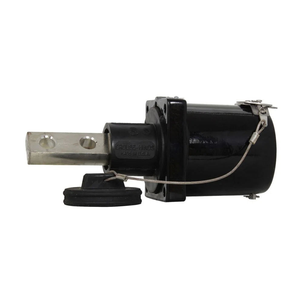 E1049-1806X-BL Roughneck 1-Pole Male Receptacle, 1000 VAC/VDC, 1135 A