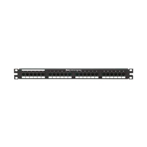 DP245E88TV25 PanNet Data-Patch 8-Pin 1RU Flat Patch Panel, 24 Ports, Cat 5e