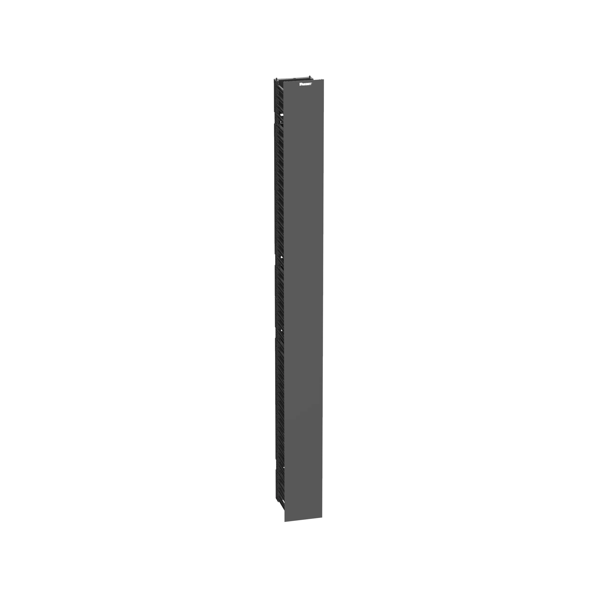 WMPVHCF45E NetRunner 1-Sided Vertical Cable Manager, 83 in H x 6.7 in W x 7.6 in D, ABS, Black