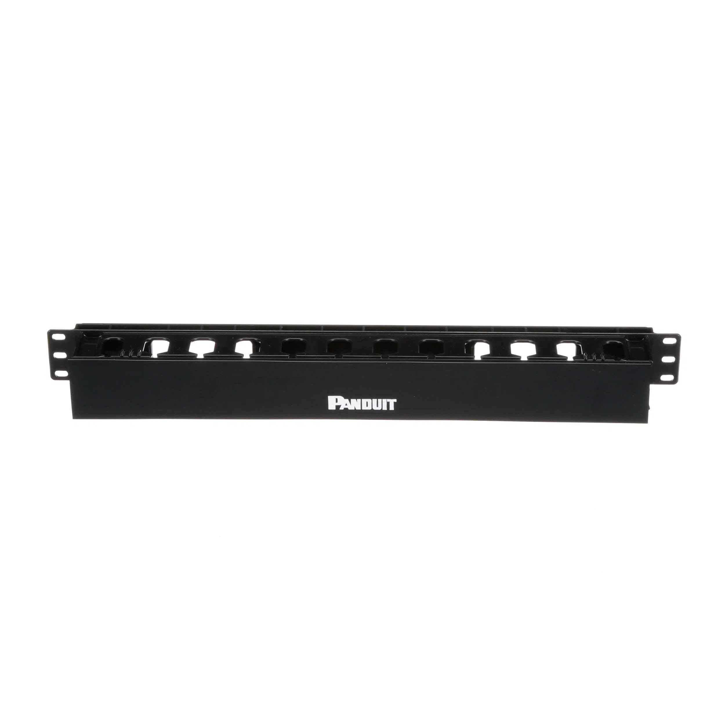 WMPLFSE PatchLink Single Sided Horizontal Cable Manager, 19 in W x 2.7 in D, ABS, Black