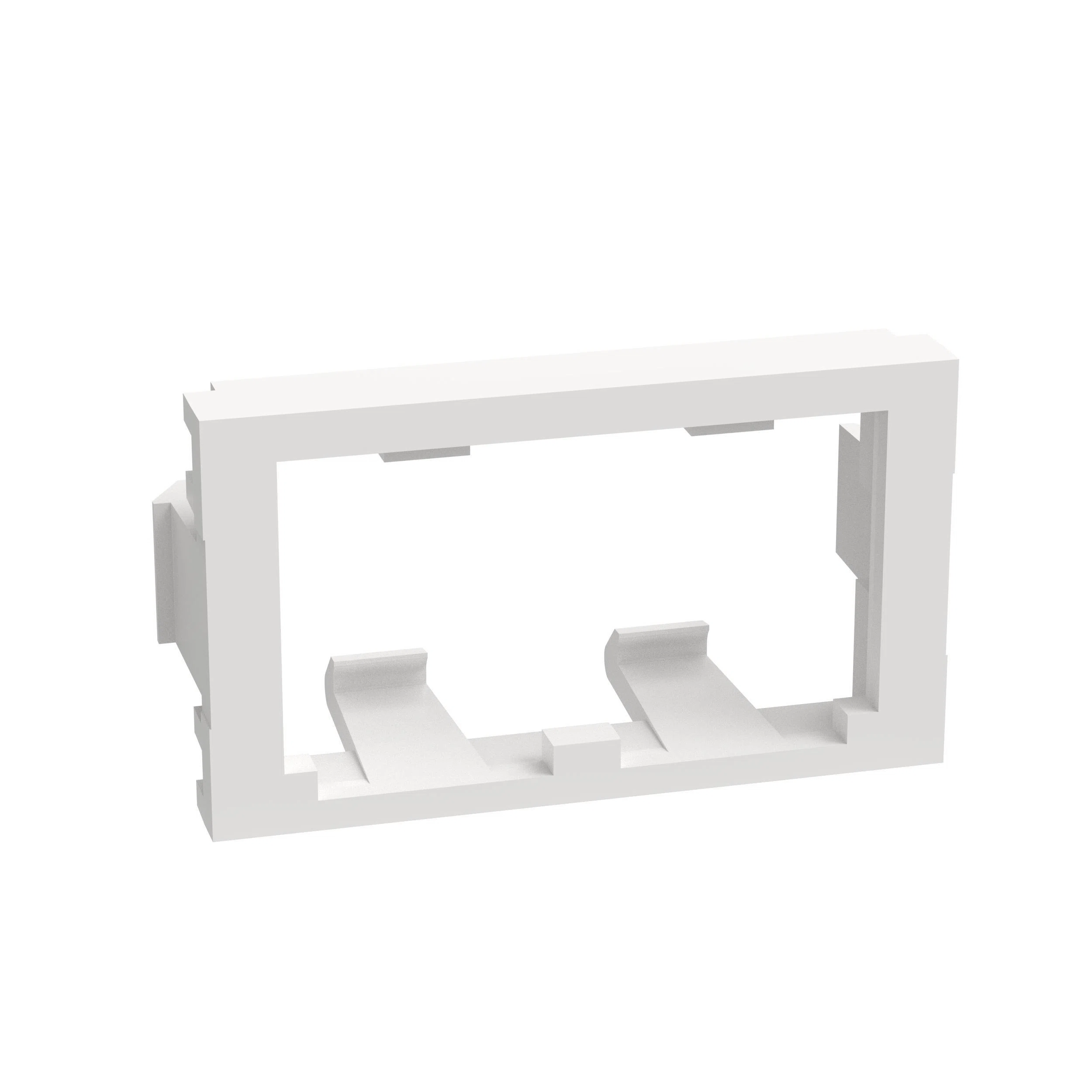 CHF2MWH-X Mini-Com PanNet Classic Flat Modular Insert, Snap-Fit Mount, 2 Module, 2 Ports