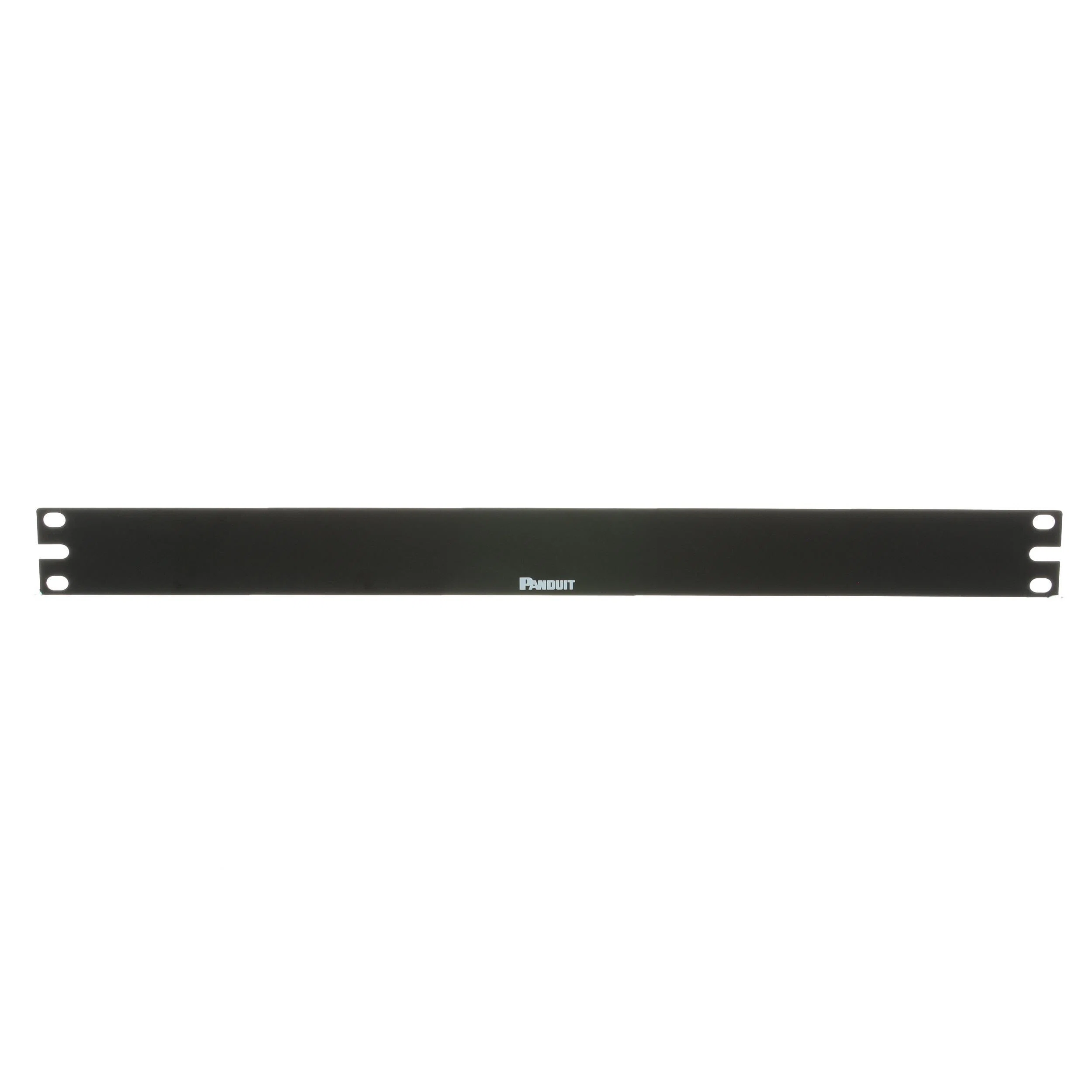 DPFP1 1RU Blank Horizontal Flat Rack Filler Panel, For Use With QuickNet Patch Panel, Cold Rolled Steel, Black