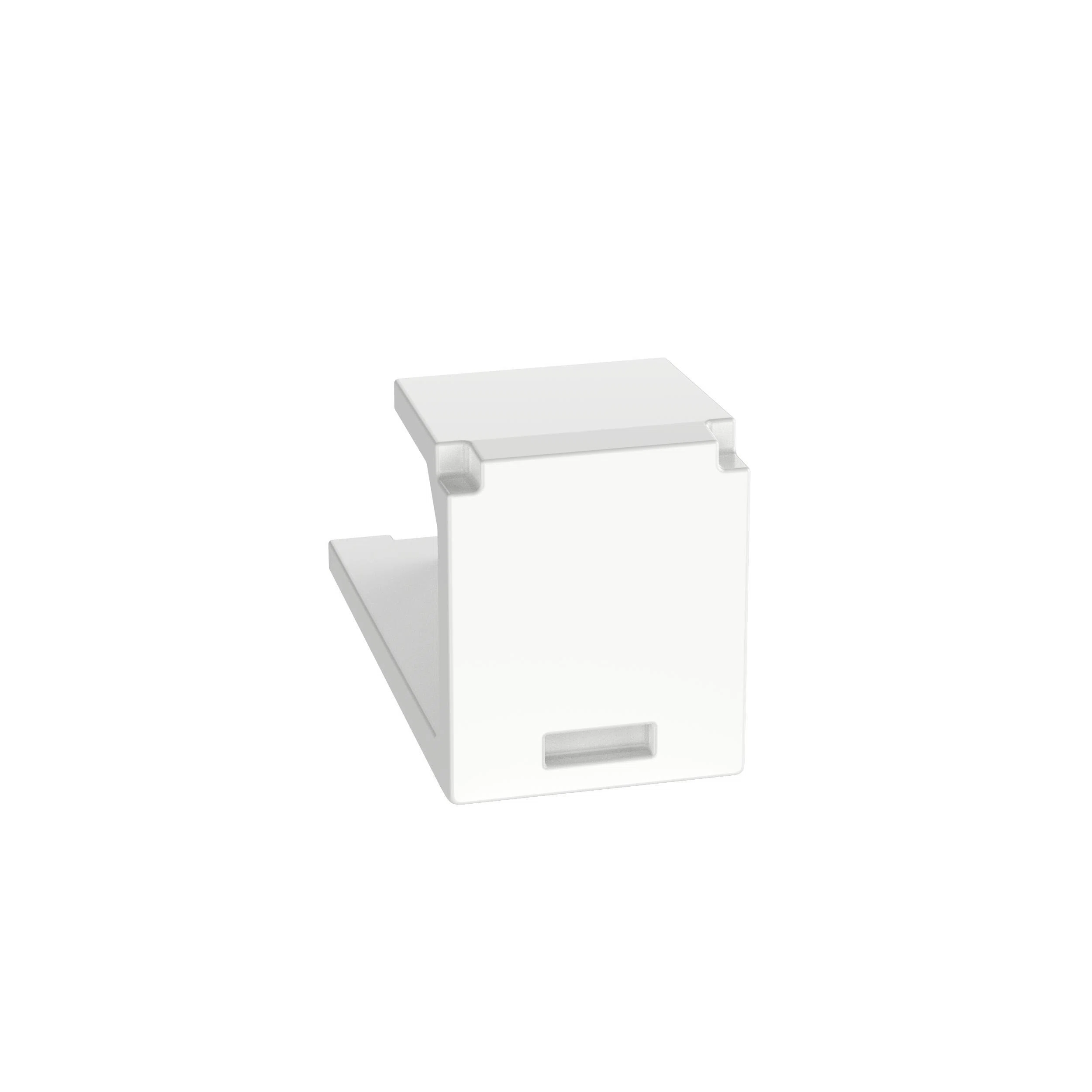 CMBWH-X Mini-Com PanNet Blank Module, 1 Ports, ABS, White