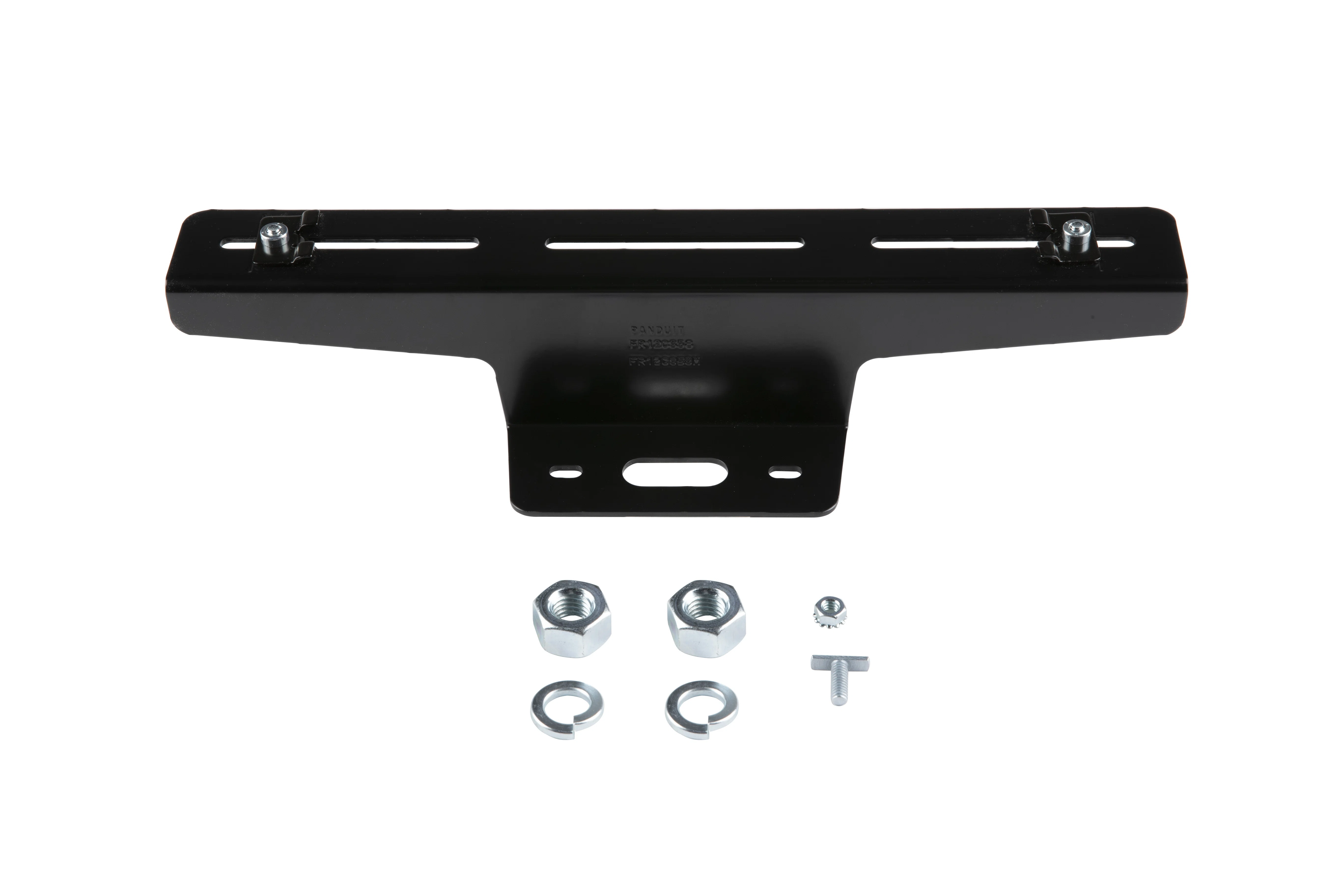 FR12CS58 FiberRunner Center Support Bracket, For Use With 12 x 4 in Routing System, Steel, Black