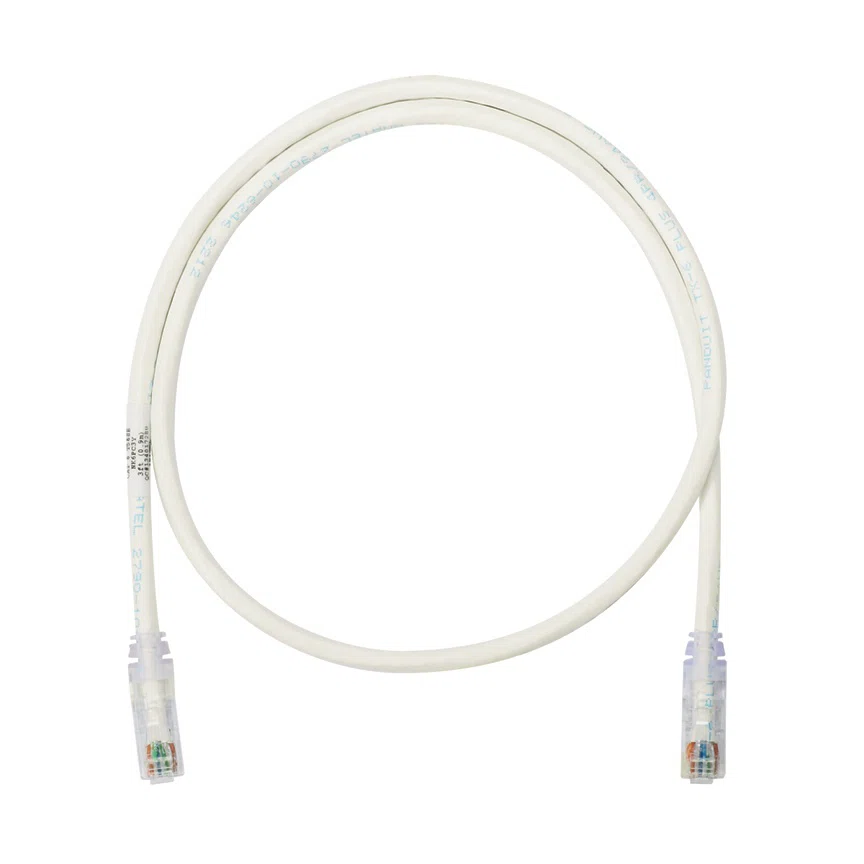NK6PC3Y NetKey U/UTP Patch Cord, Cat 6, 24 AWG Copper Conductor, Modular Plug Connector, 3 ft L Cord